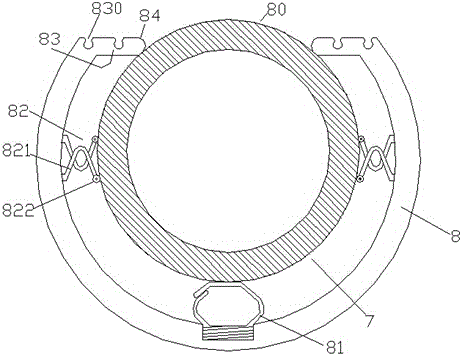 Firm pipeline protecting cover device and mounting method thereof