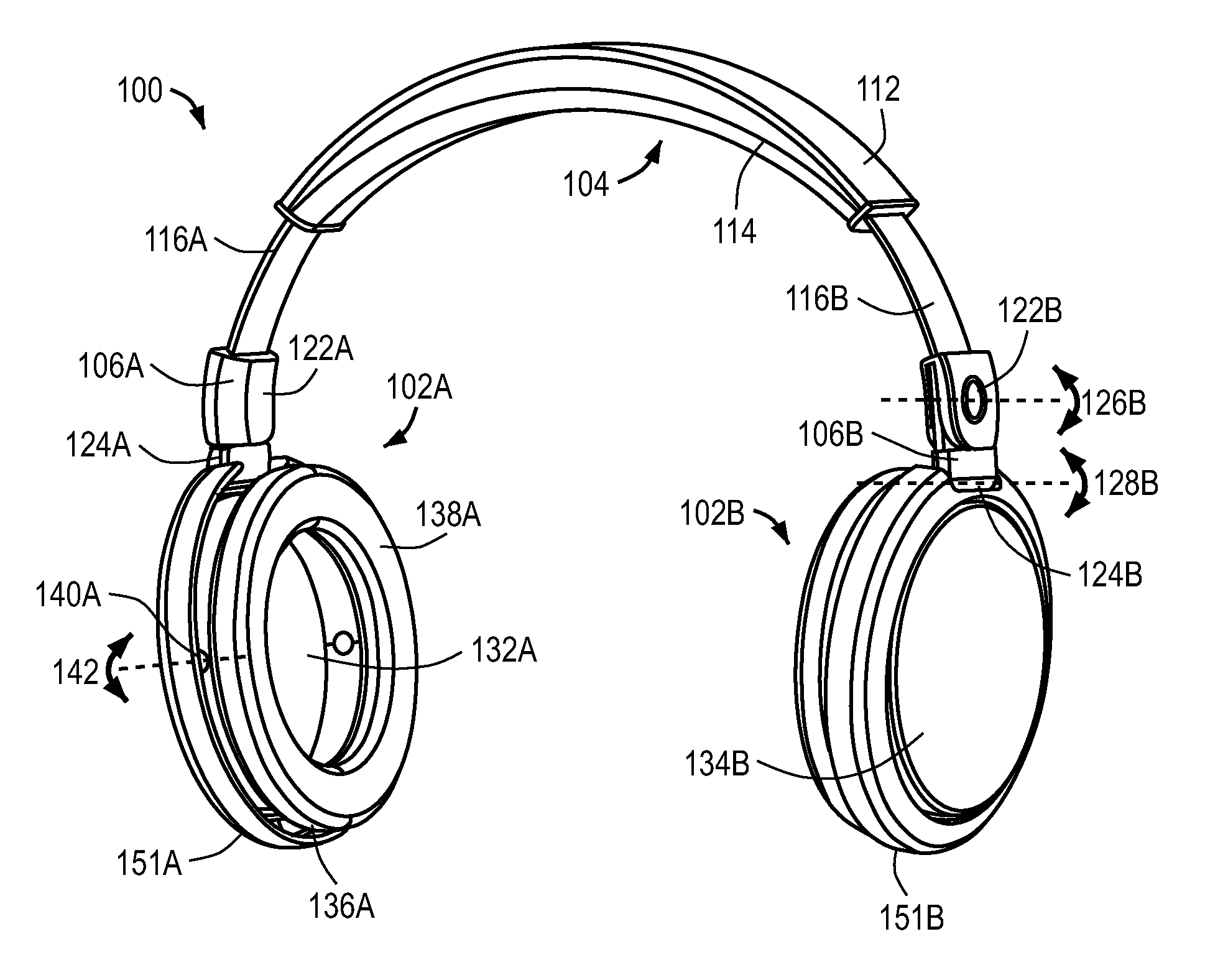 Collapsible headphone