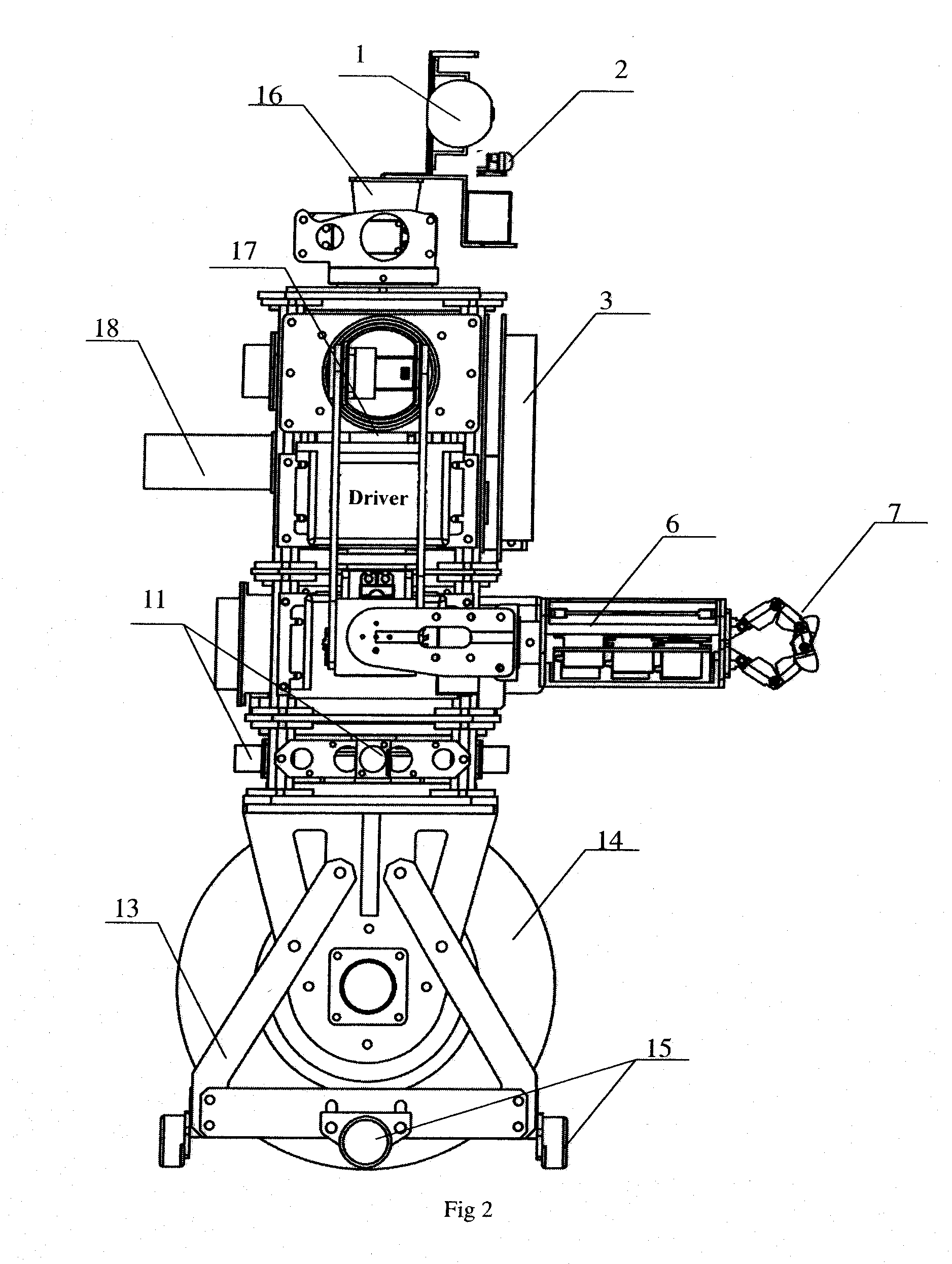 Single wheel robot system and its control method