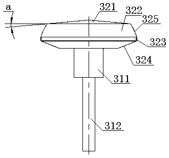 Large-flow high-pressure one-way valve for ship