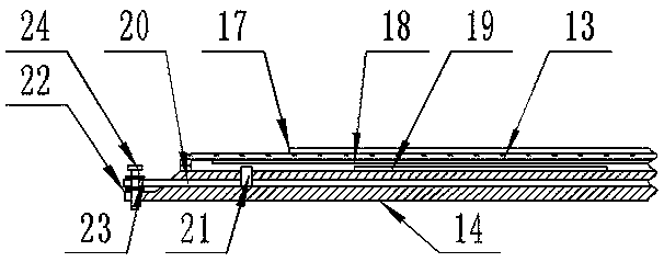 Notebook computer keyboard mistaken pressing prevention device convenient to trigger