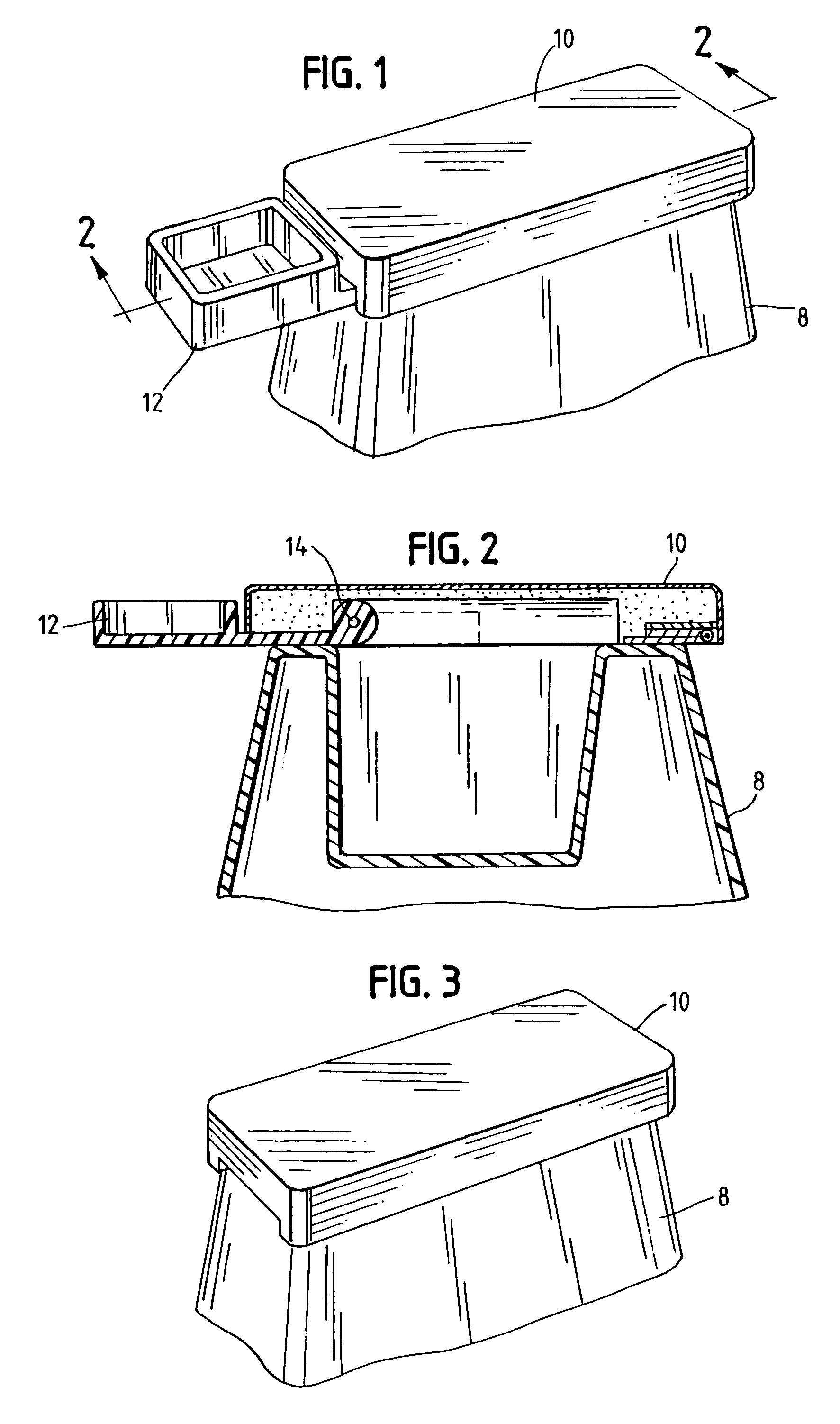 Flip under cell phone holder