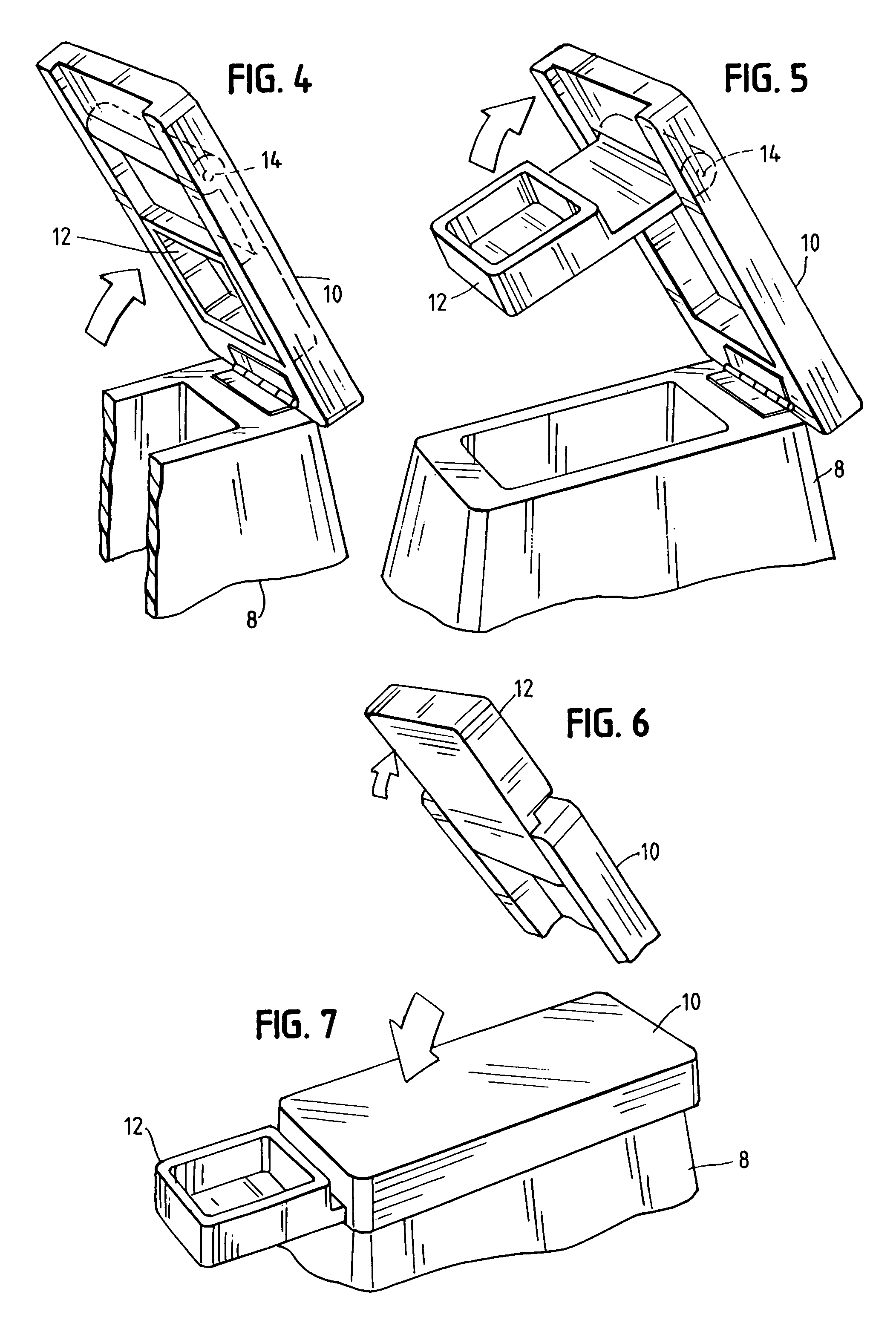 Flip under cell phone holder