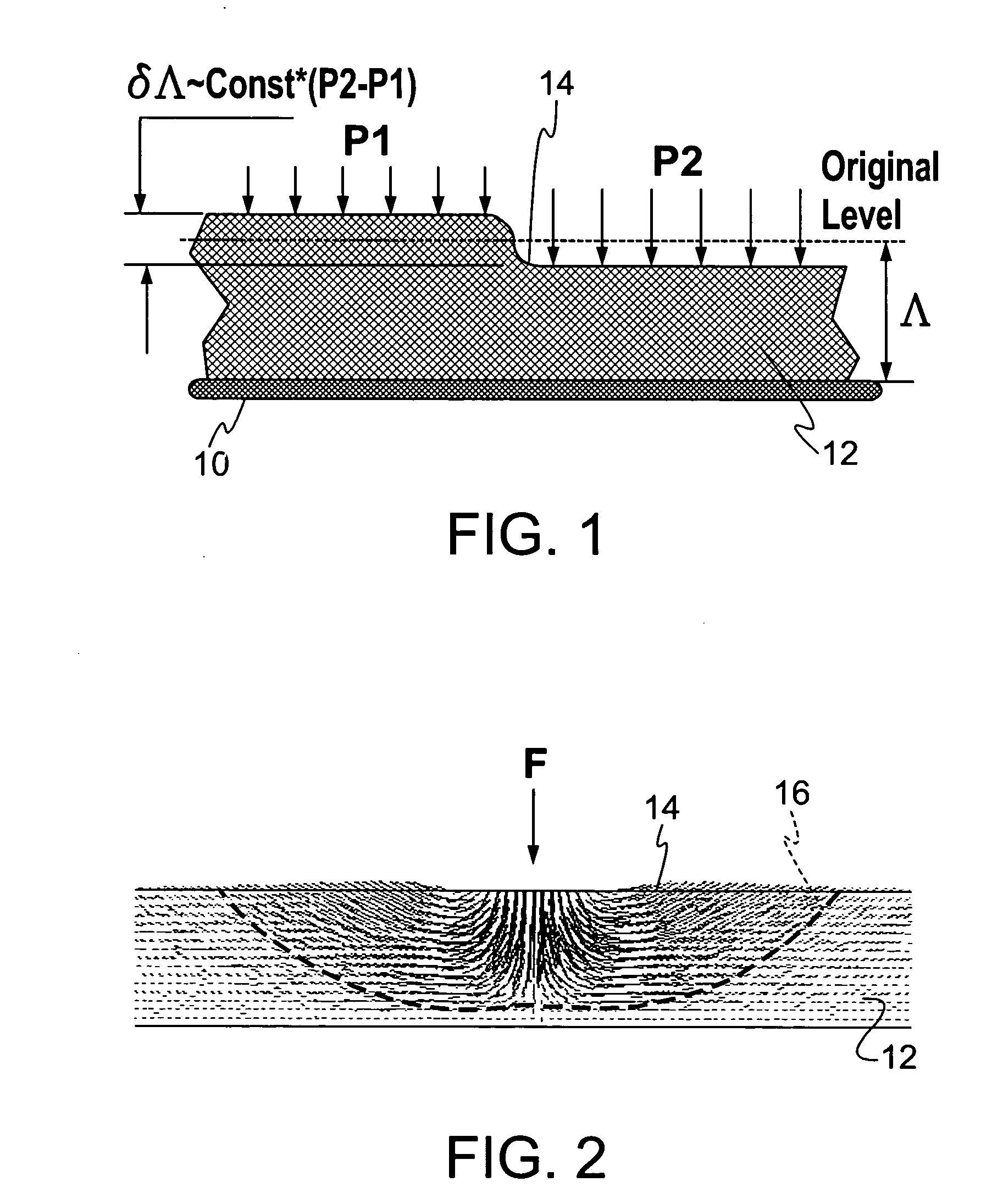 Method for determining a surface contact force