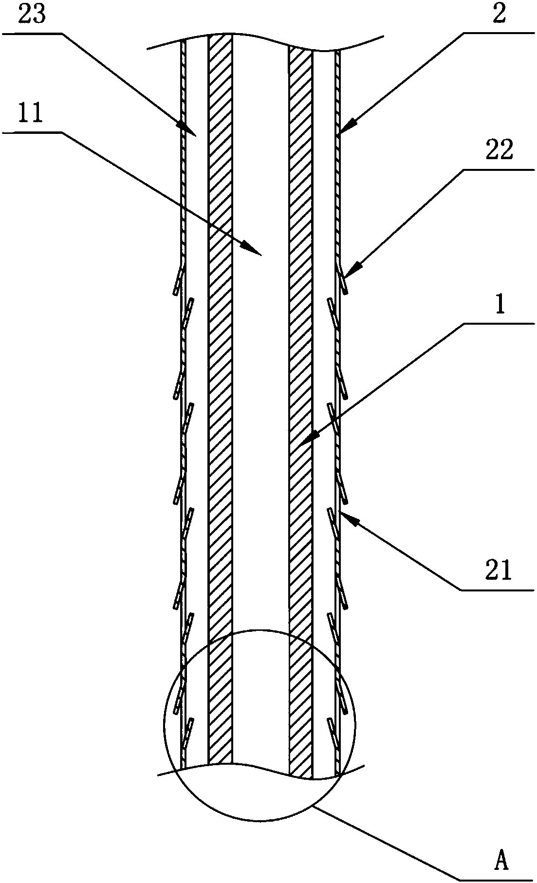 Water inflow insulating pipe and electric water heater