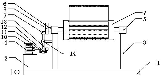 Tea leaf rocking device