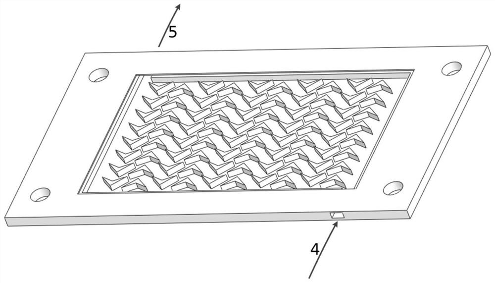 Novel gas flow channel structure for bipolar plate of proton exchange membrane fuel cell