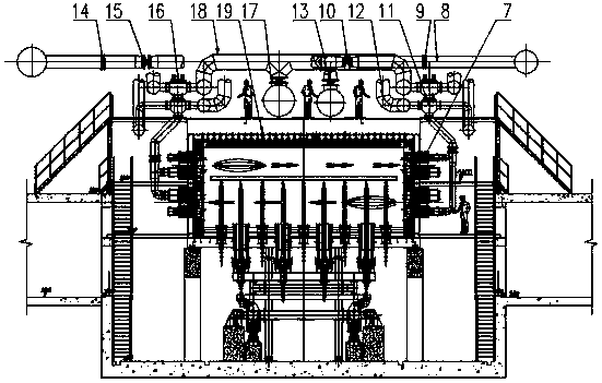 Method for heating special steel with low-heat-value blast furnace coal gas