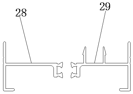 Simultaneous extrusion production process of environment-friendly aluminum profile ab surface