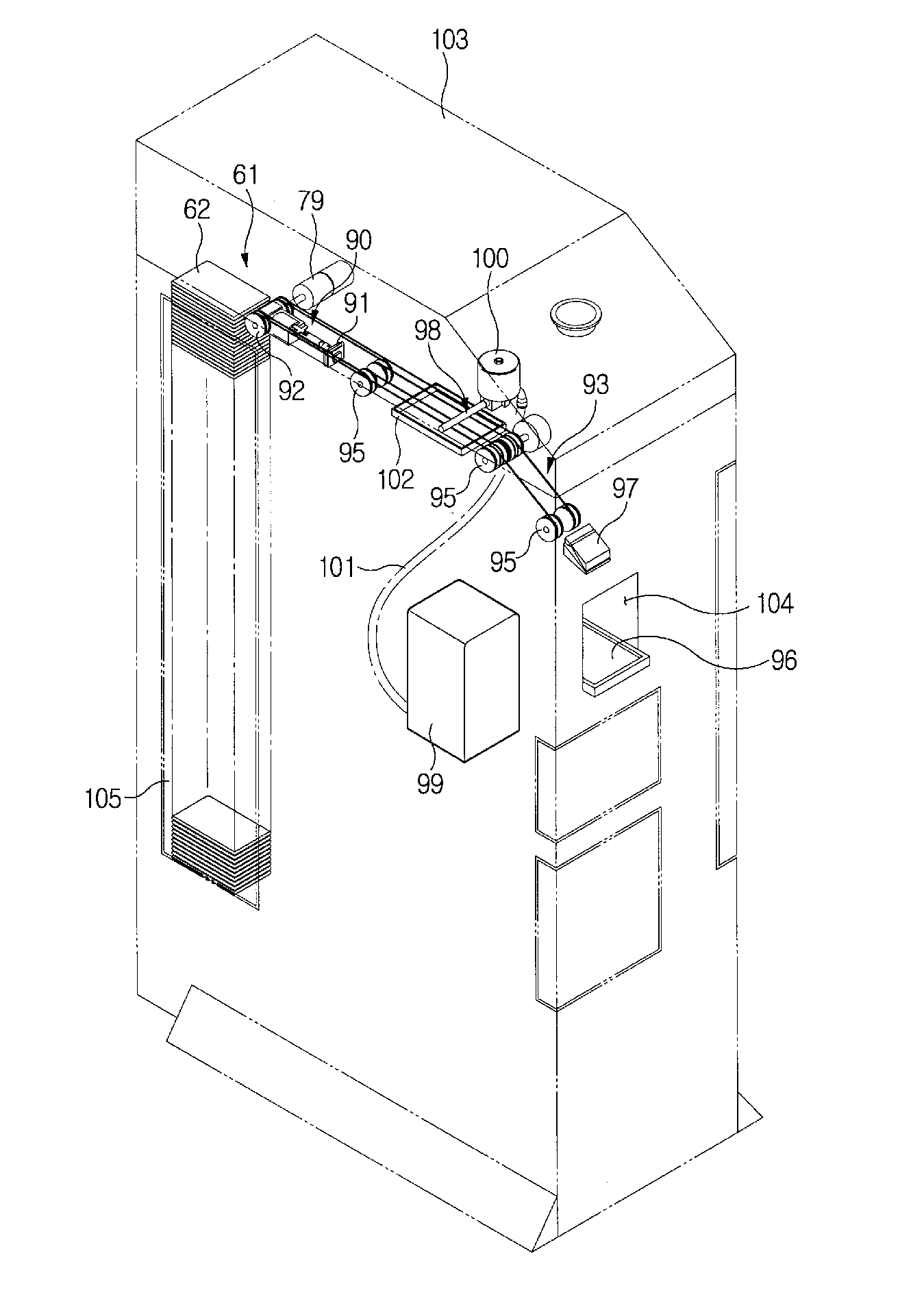 Apparatus for Discharging Tissue