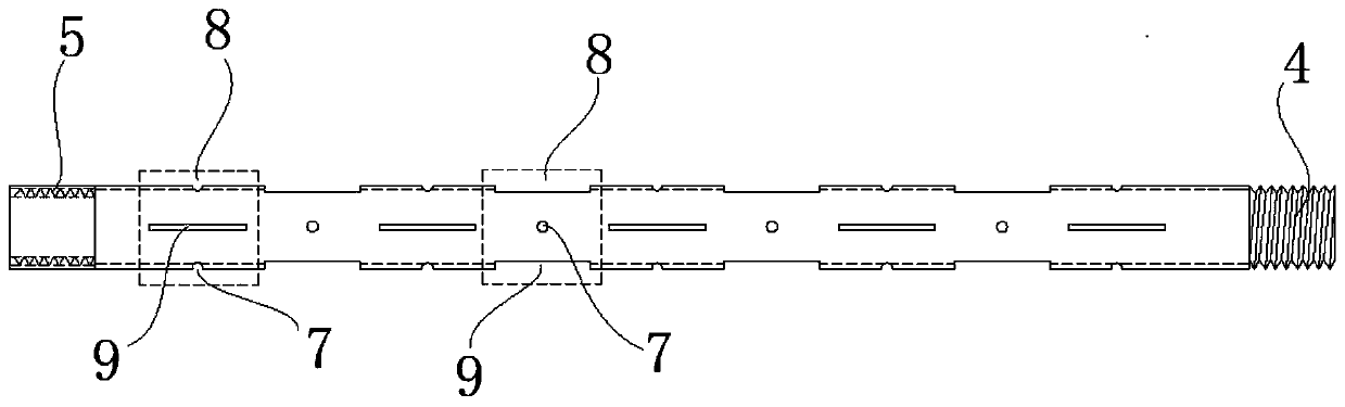 Installing method for collapse prevention pipe of horizontal well section of mining area L-shaped ground well