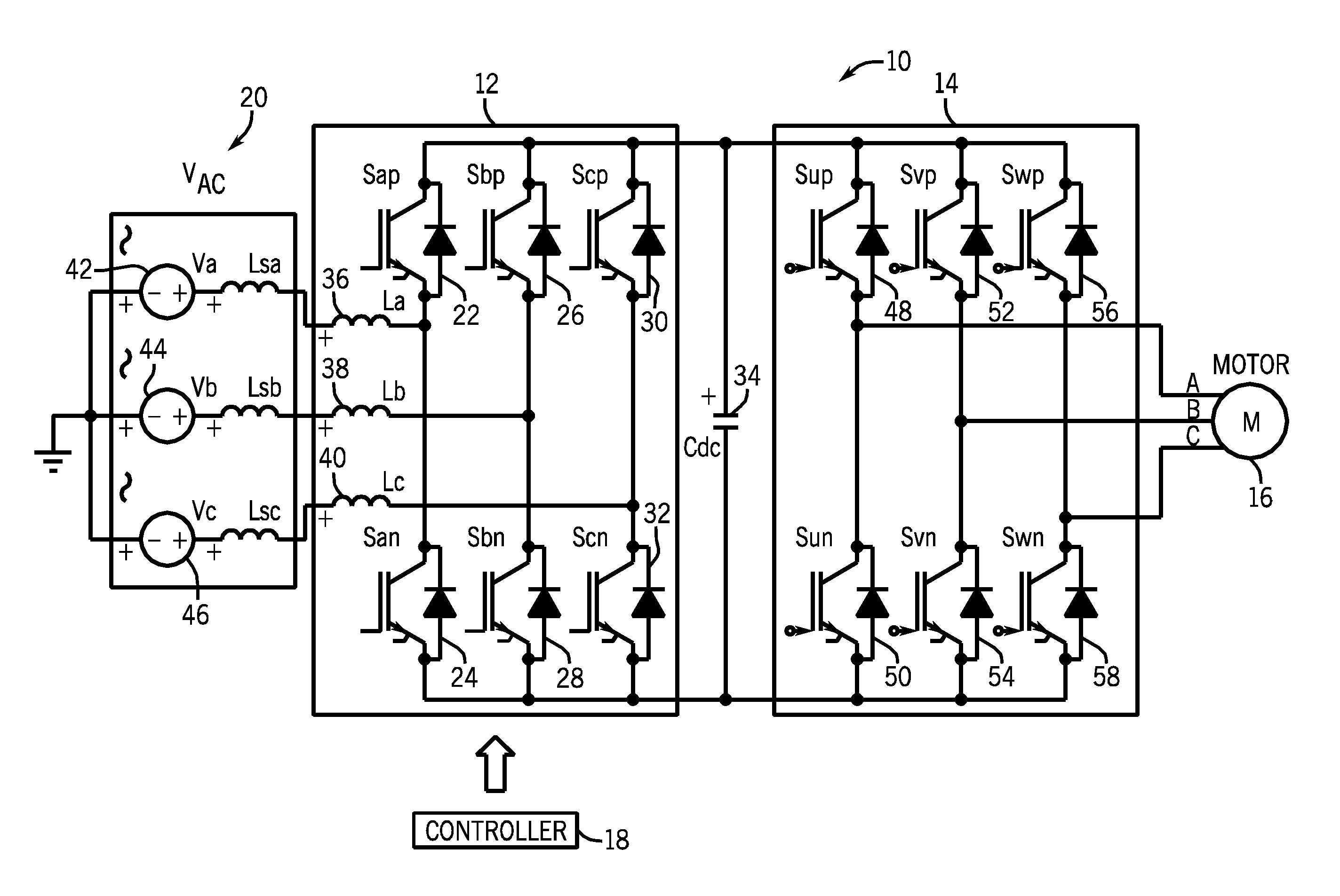 DC bus boost method and system for regenerative brake