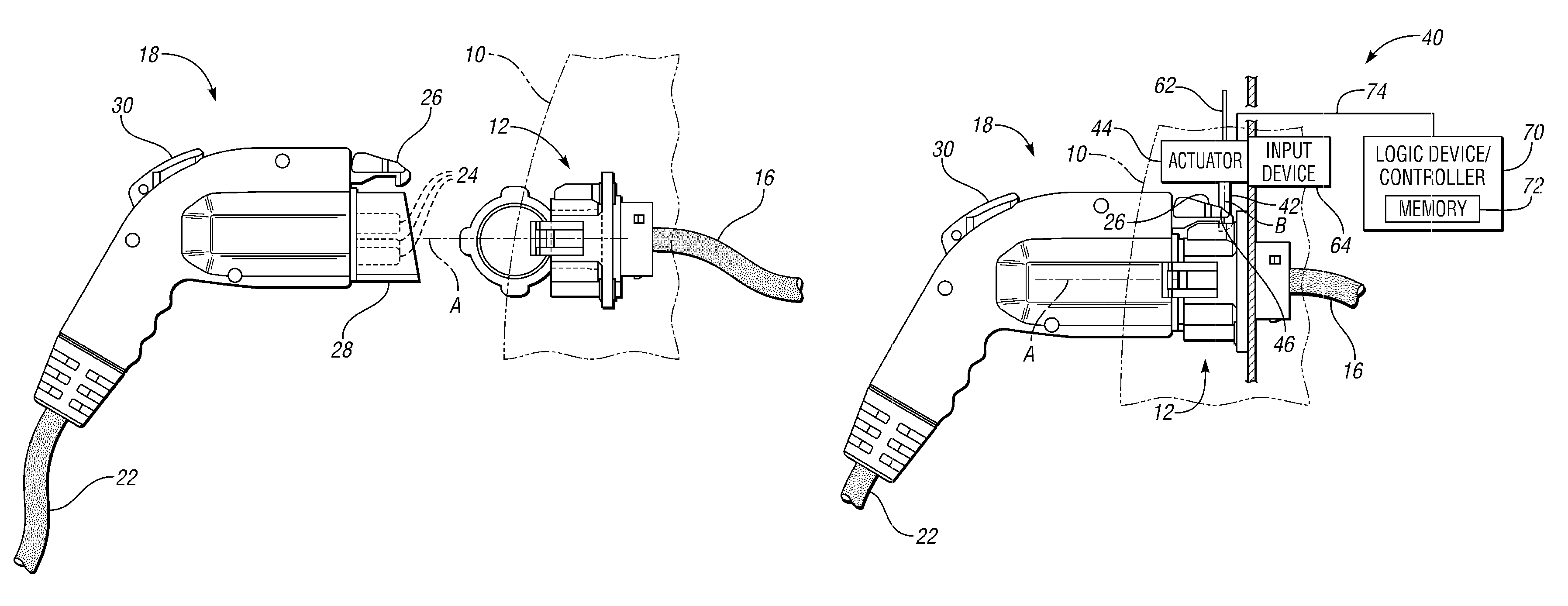 Method and system for preventing disengagement between an electrical plug and a charge port on an electric vehicle