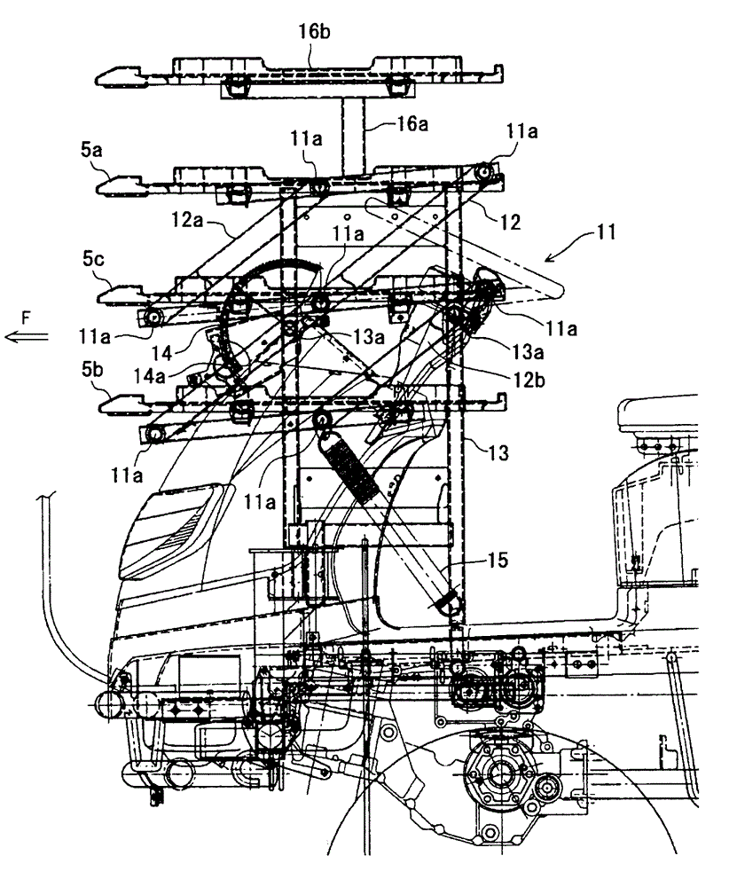 Seedling transplanting machine