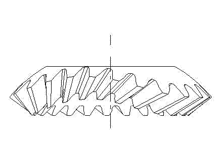 Noncircular bevel gear indexing device