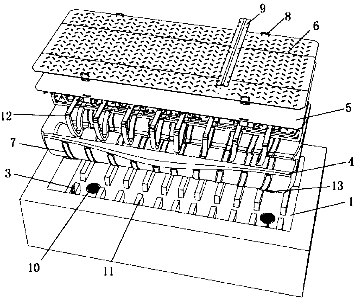 Dock type self floating anti-flooding parking space and parking region