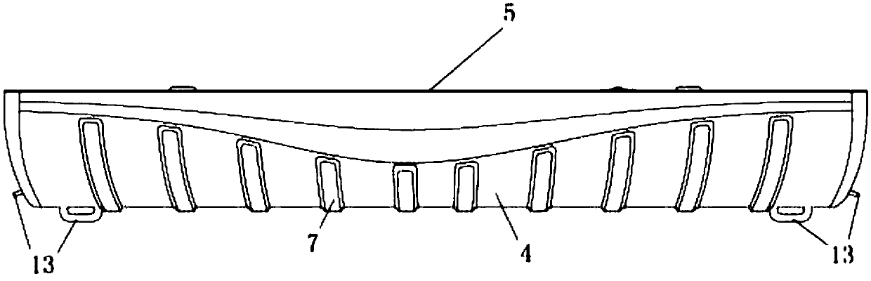 Dock type self floating anti-flooding parking space and parking region