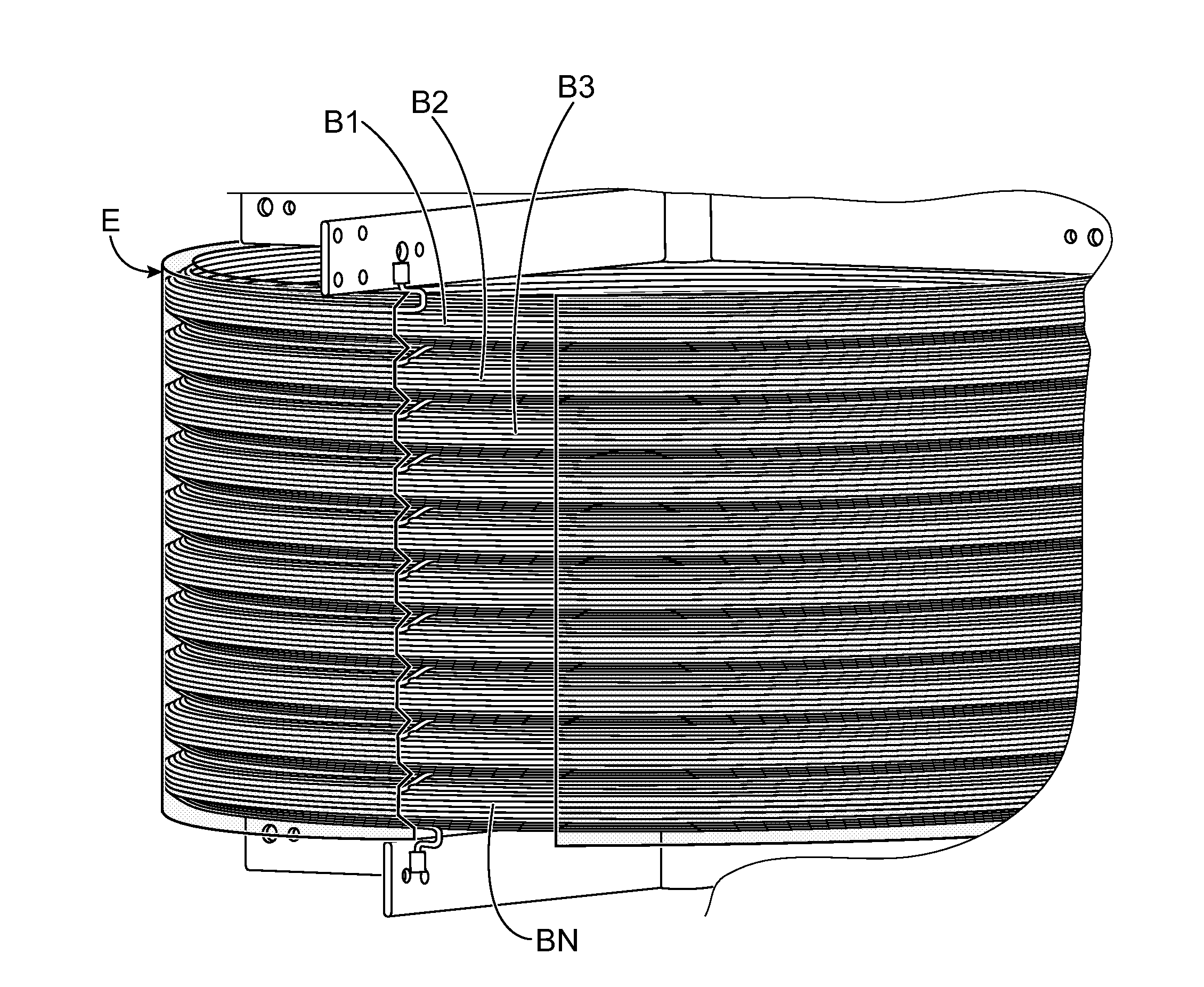 High impedance air core reactor