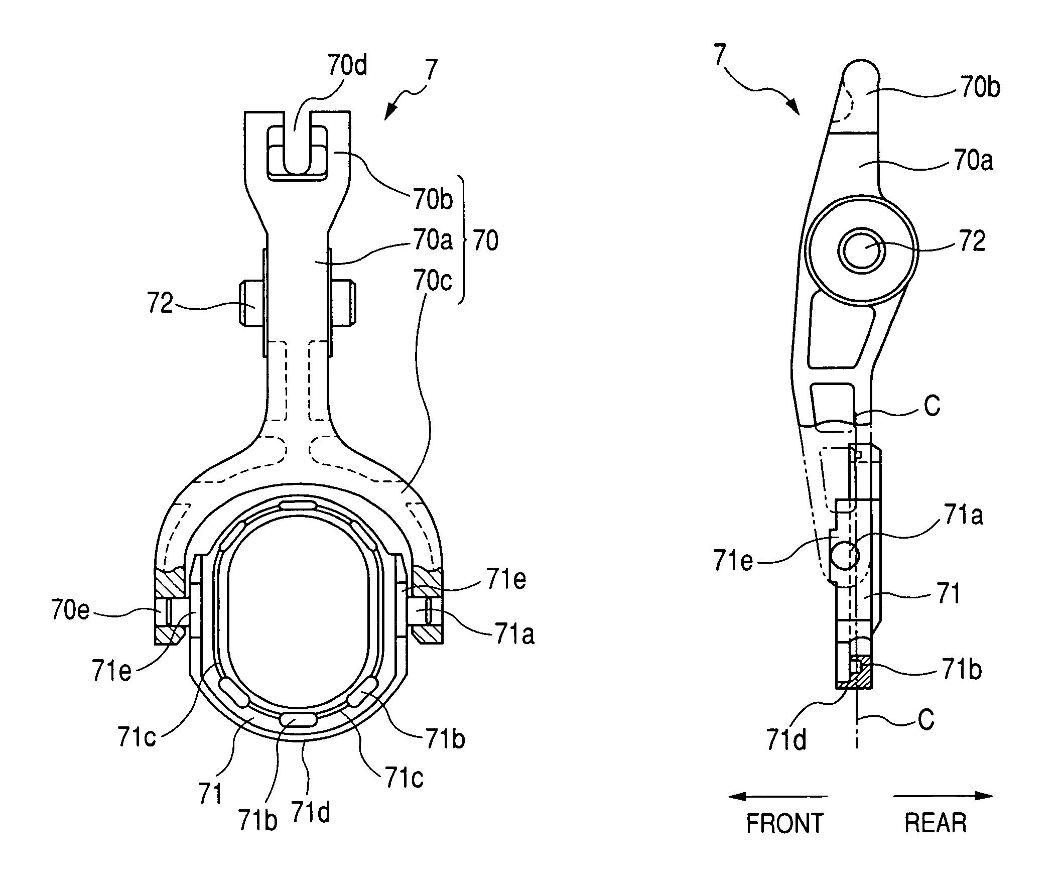 Engine starter having shift lever with lubricant-blocking wall