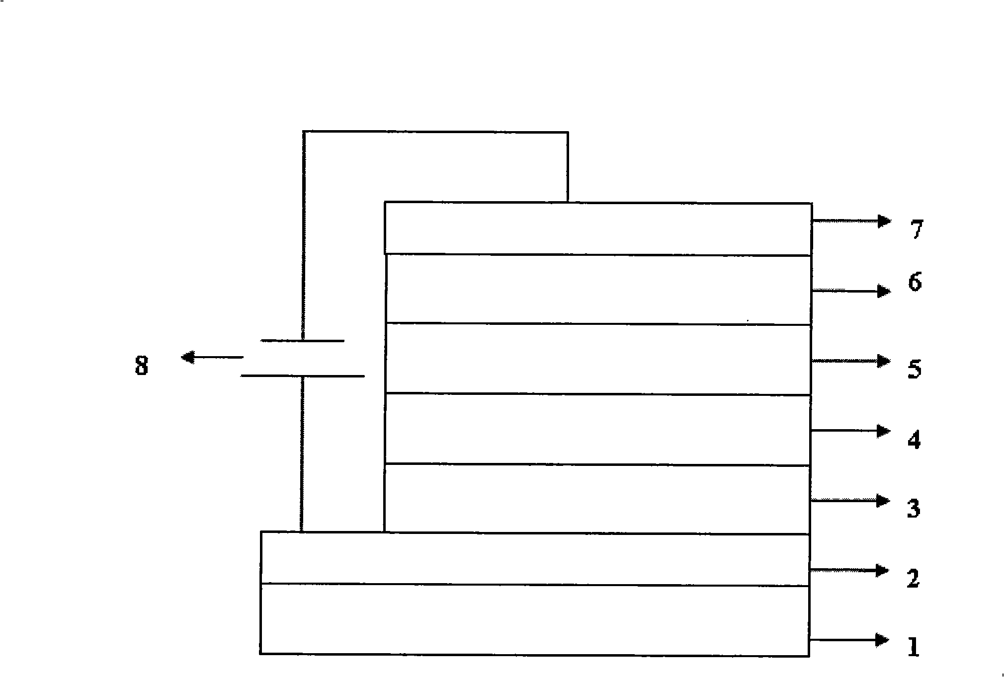 Hole injection layer of organic small molecular and electroluminescent device thereof