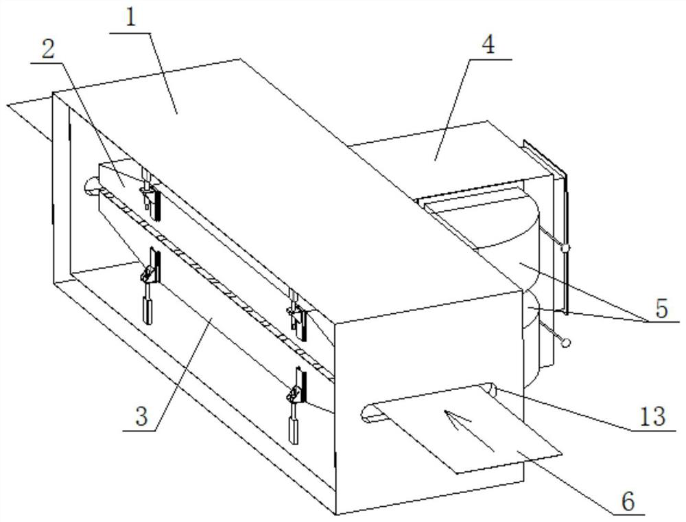 Uniform drying mechanism of coating oven