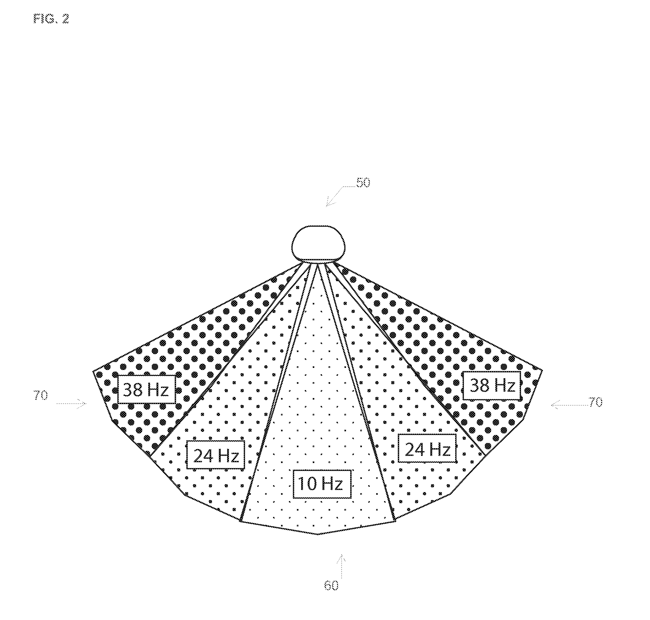 Recreational or occupational headlamp using modulated light corollary to human persistence of vision for optimized path illumination