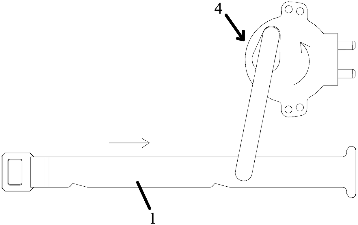 Automatic door opening device and dish washing machine provided with same