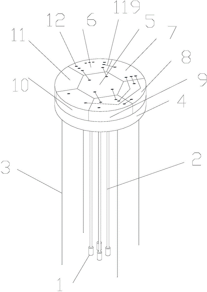 Whole-dry type system for producing oil and gas in water and working method of whole-dry type system for producing oil and gas in water