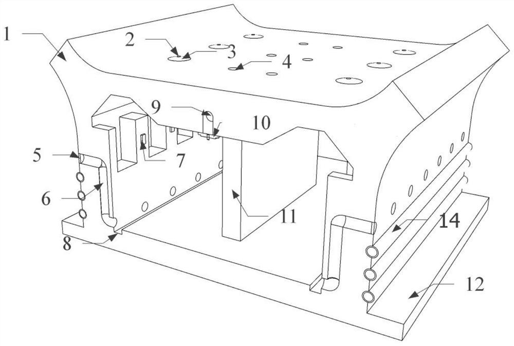 An underground integrated pipe gallery structure with anti-liquefaction and anti-floating and application method thereof