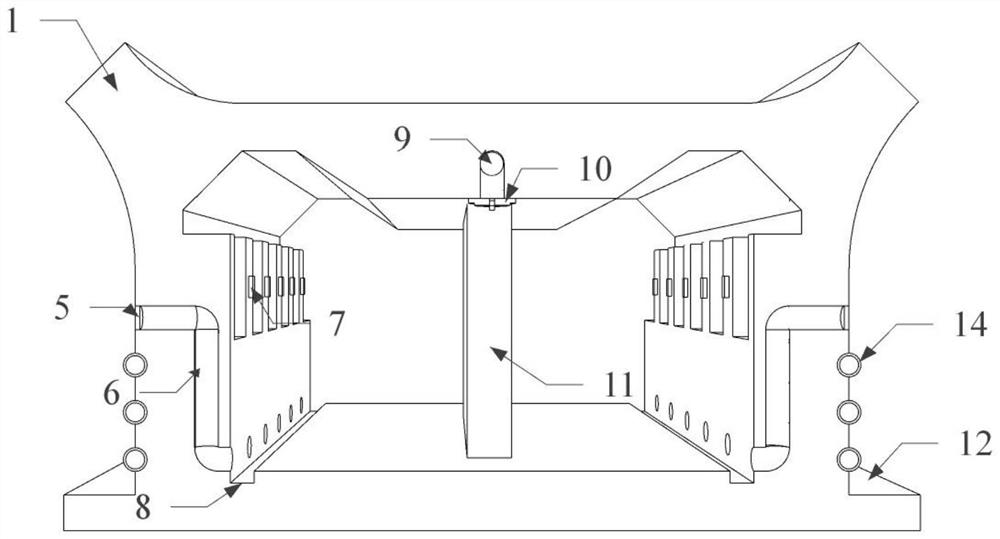 An underground integrated pipe gallery structure with anti-liquefaction and anti-floating and application method thereof