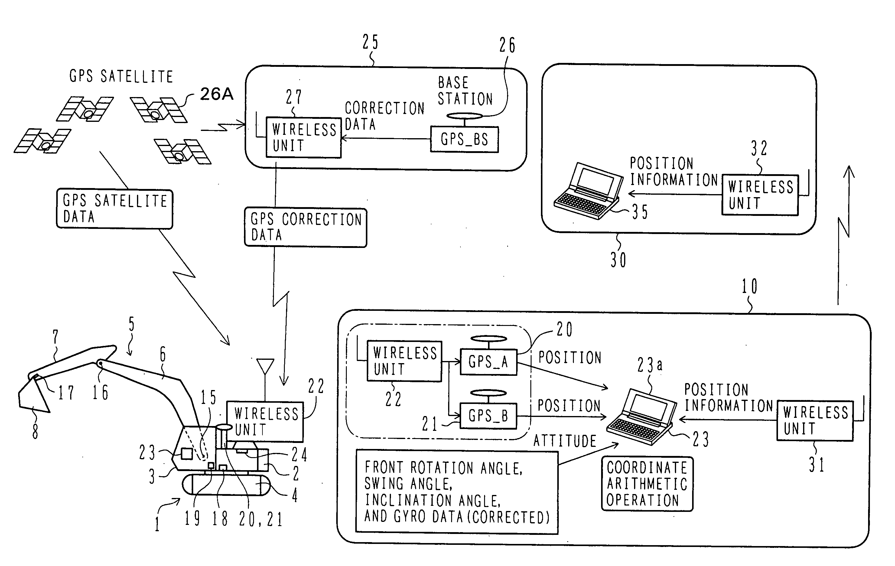 Work support and management system for working machine