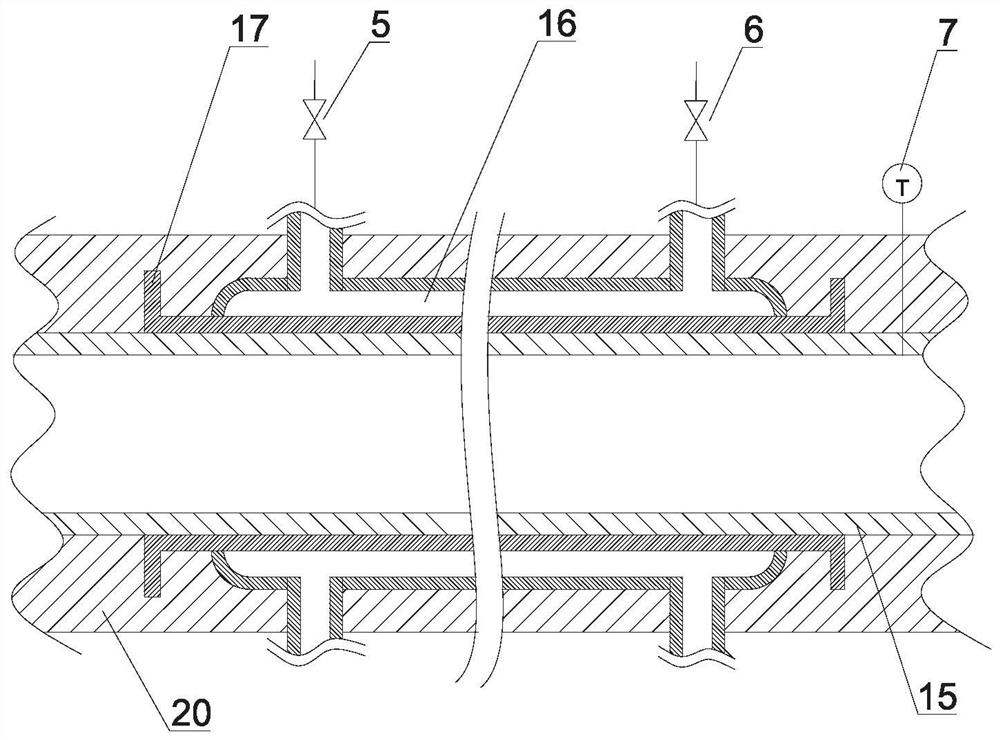 A kind of sterile pipeline delivery device for saturated fatty acid