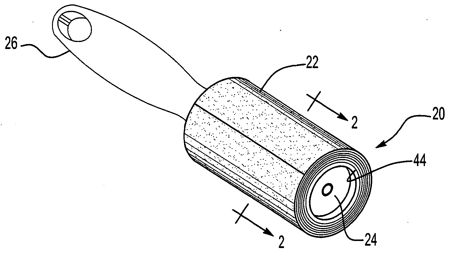 Adhesive roller