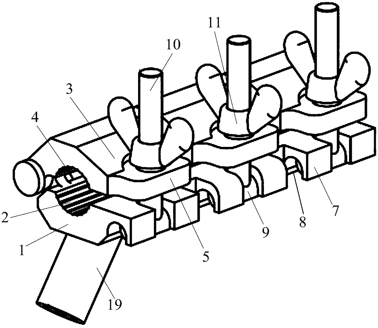 Short-circuit cable clamp with characteristics of quick loading and unloading and short-circuit implementation method thereof