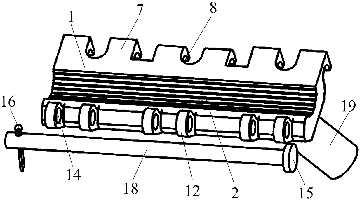 Short-circuit cable clamp with characteristics of quick loading and unloading and short-circuit implementation method thereof