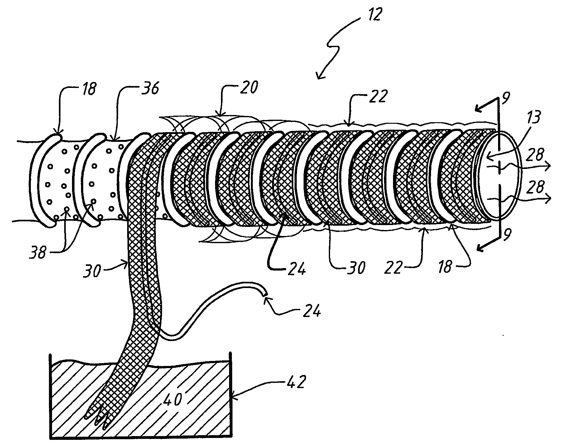 Humidification arrangement for a respiratory apparatus