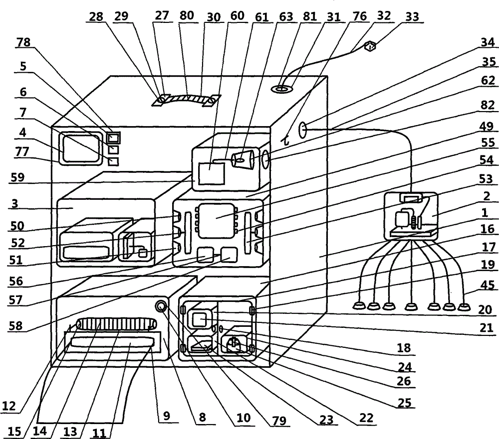 Electrocardiogram measuring device