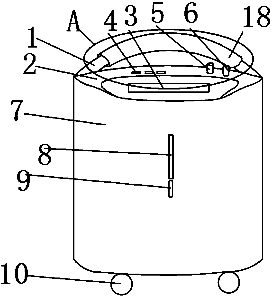 Household oxygen supplying and gas conveying equipment