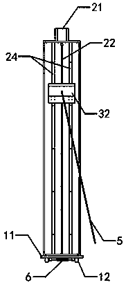 Anti-corrosive spraying device for inner wall of wind power generation tower