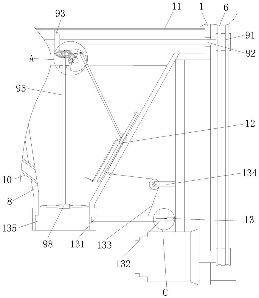 An improved horizontal wheat threshing machine and its application method