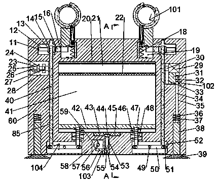 A supporting transport box for express transportation industry UAV