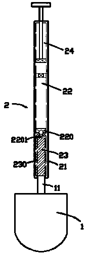 Pneumatic assisted garden shovel