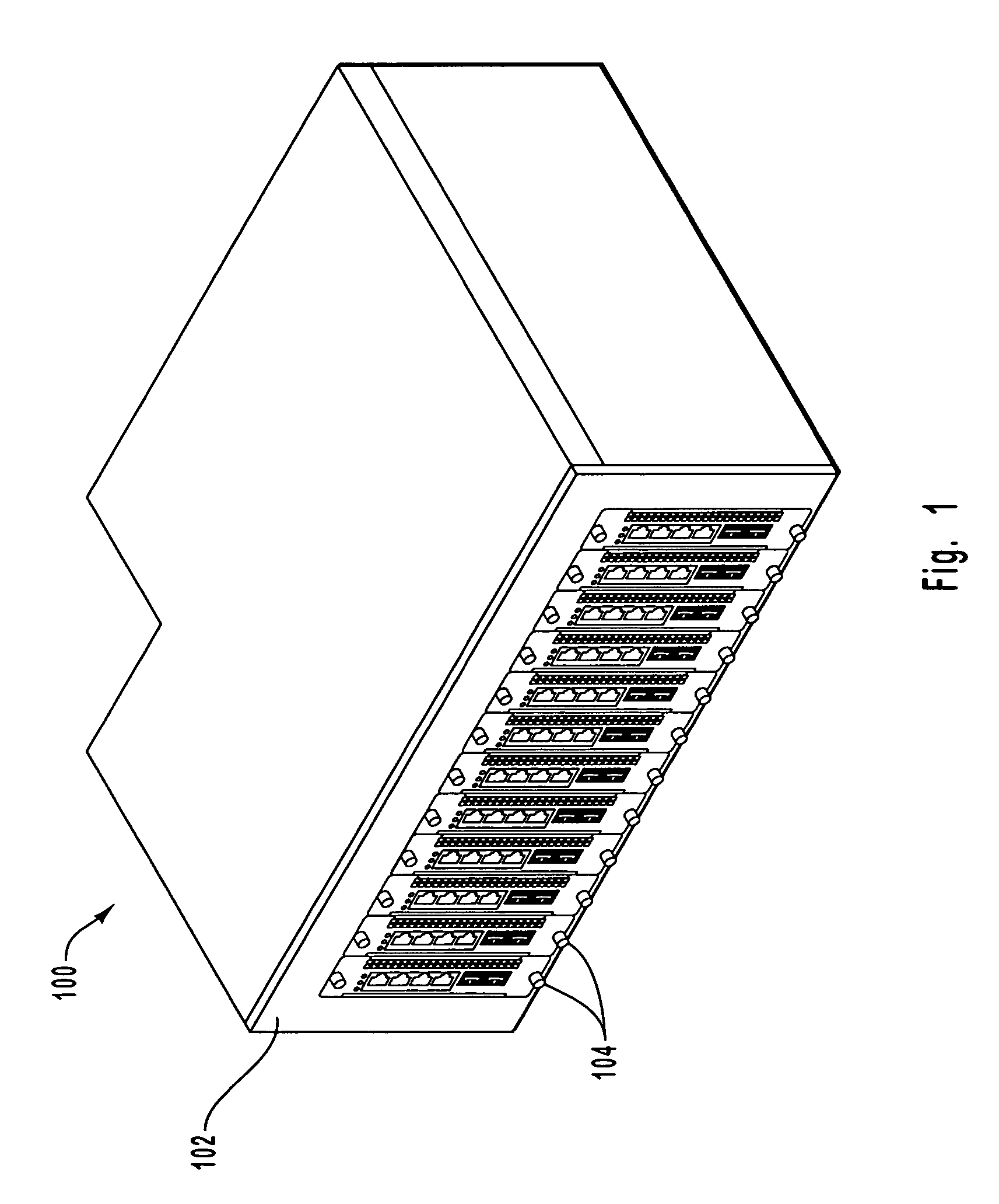 Displaceable card guide for high packing ratio housings