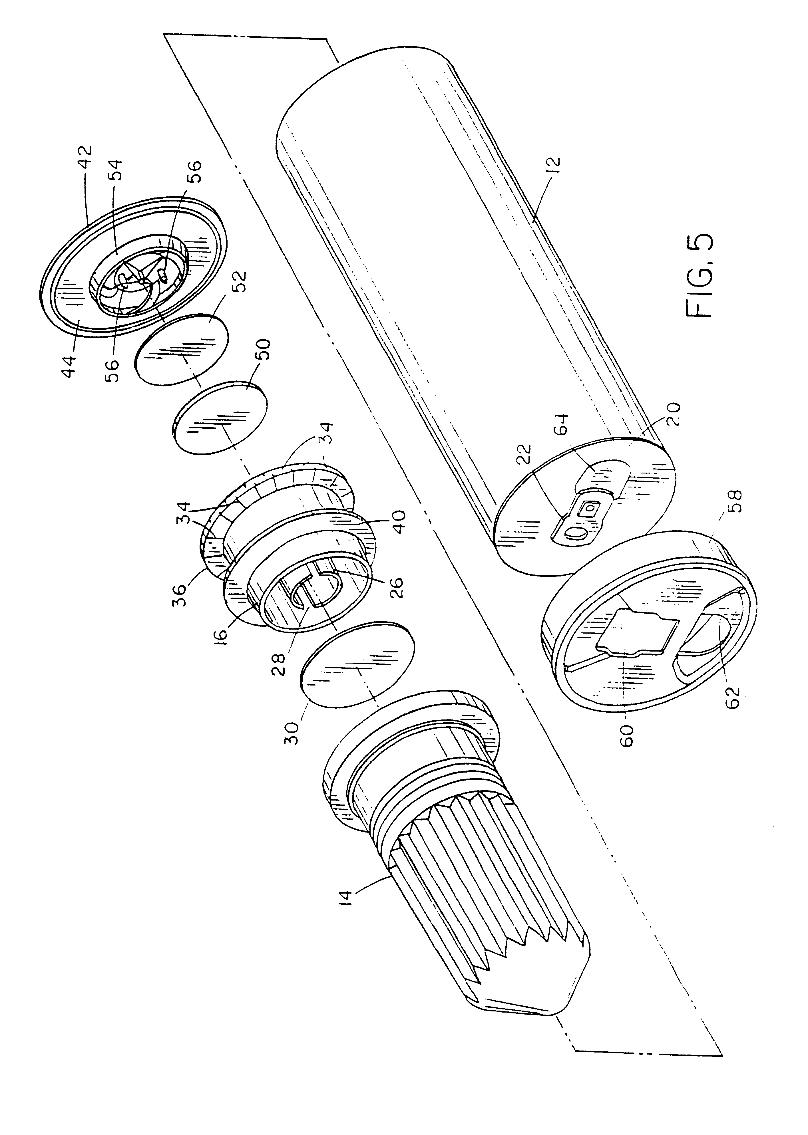 Container with integral module for heating or cooling the contents and method for its manufacture