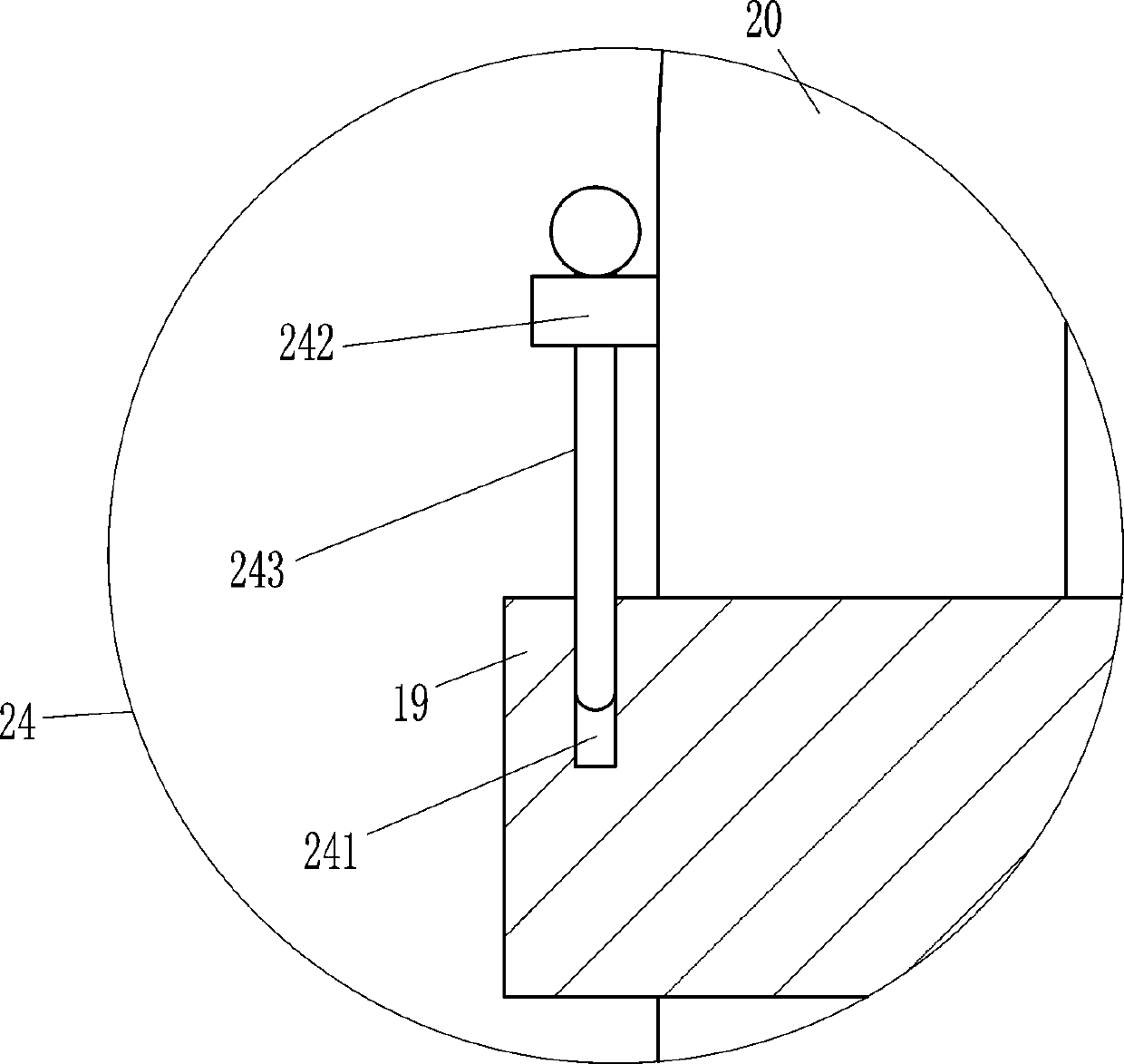 Scrap iron separation equipment for hardware production