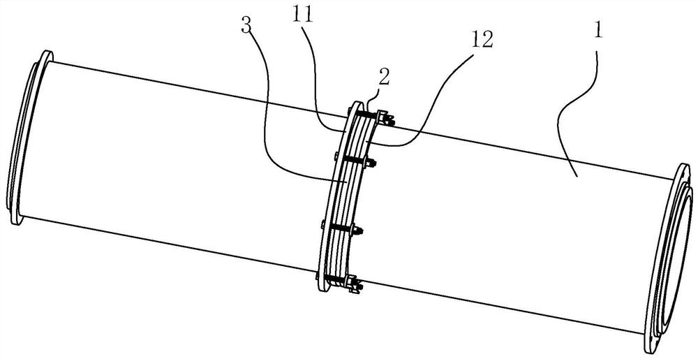 A kind of fire pipe fitting and its installation method