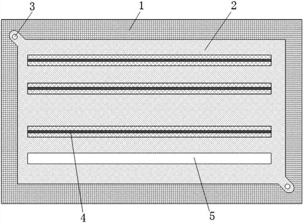 Composite material T-shaped stiffened wall plate forming tool and forming method