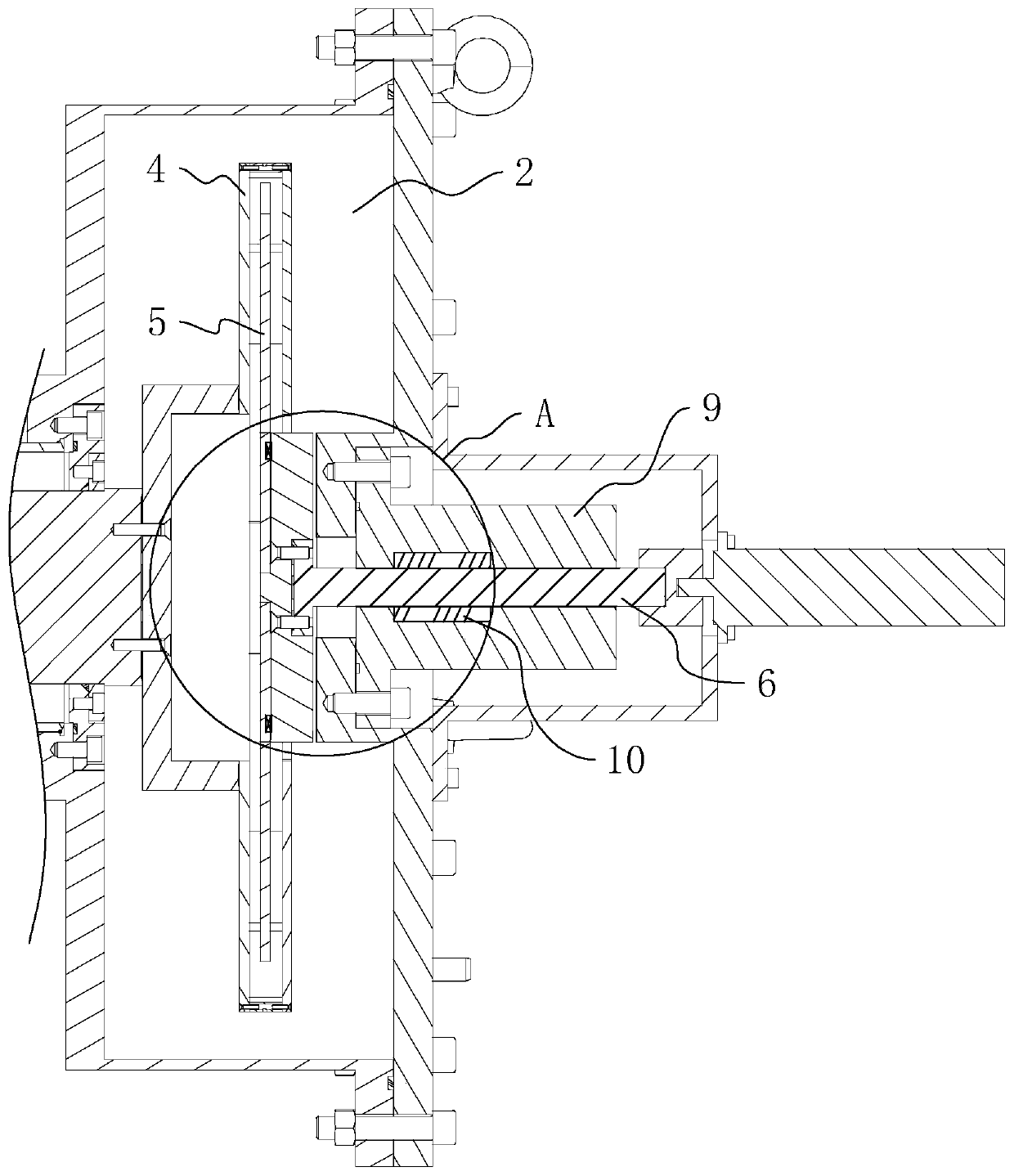 Electrical Contact Method and Structure of Rotating Capacitor Rotor in Synchrocyclotron