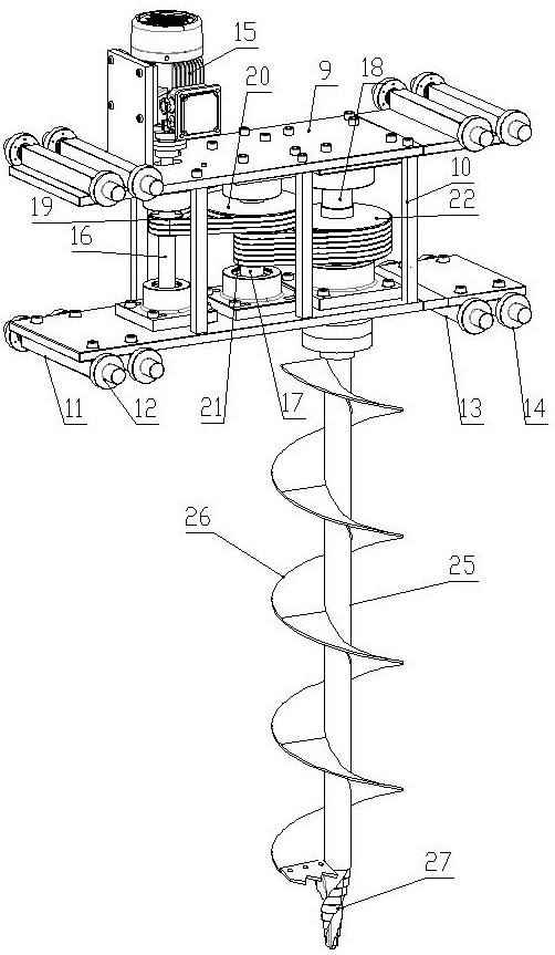 Novel soil sampling device for geological exploration, and soil sampling method thereof