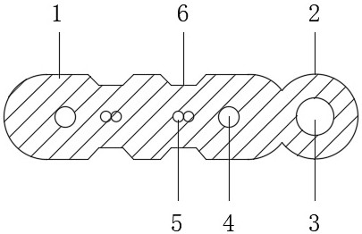 Independent parallel optical cable